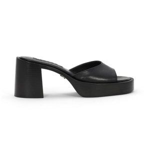 Simon Miller low raid Black Platform sandals slides
